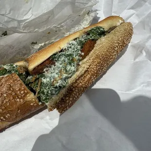 All Kale Chicken Caesar Hoagie