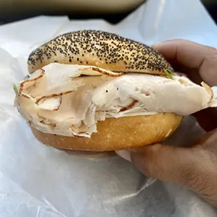 Turkey Kaiser Sandwich