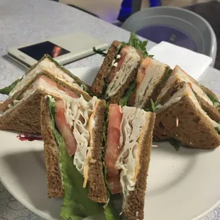 Turkey club sandwich! ($7.69)
