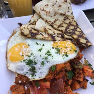 CHORIZO SWEET POTATO HASH