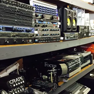 Mixers and DJ equipment.....