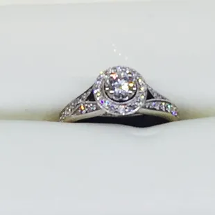 Halo Diamond Ring