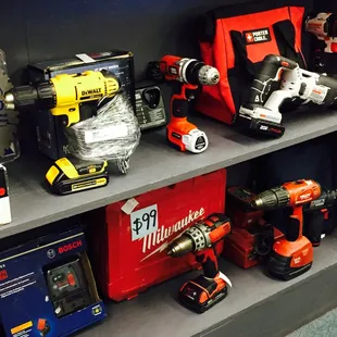 Porter Cable, Black and Decker and more...........