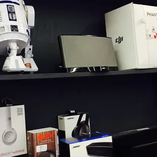 Bose systems, R2D2 and flying Drone.....