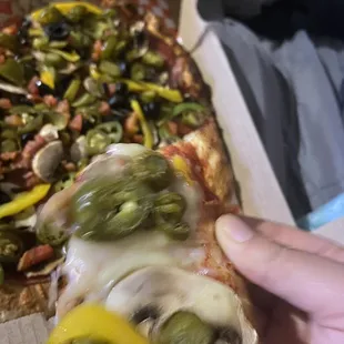 pizza, food