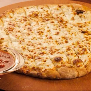 Free garlic bread with a $30 or more order ;)