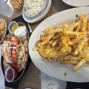 Cheese french fries.