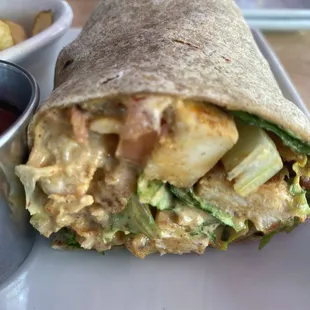 Smoked Chicken Wrap