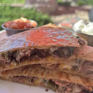 Brisket Quesadilla