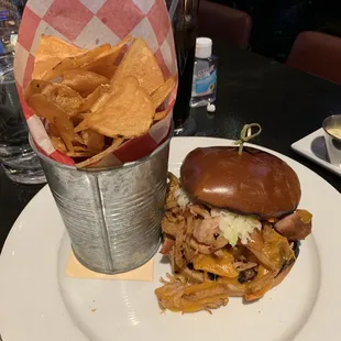 Shredded Chicken Sandwich