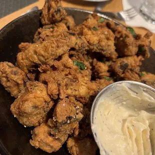 Must try:  Portabello Fries!