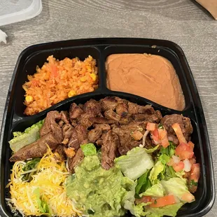 Another steak fajita salad bowl