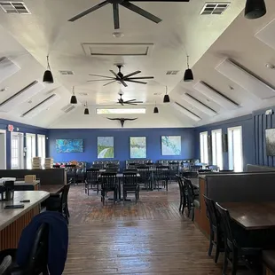 the dining room of the restaurant