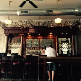 The bar. Neat atmosphere