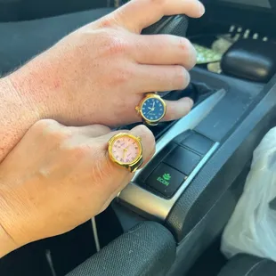 Watch rings!!!! So cool hehe