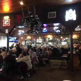 people sitting at tables