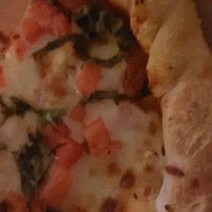 a slice of pizza