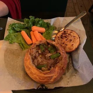 Pot Roast in a Bread Bowl