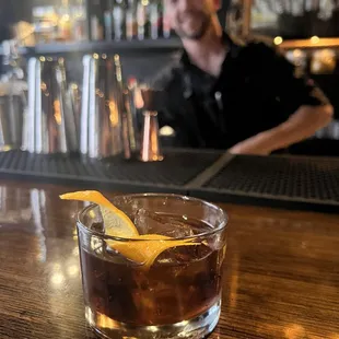 Custom cocktail featuring Rye Whiskey