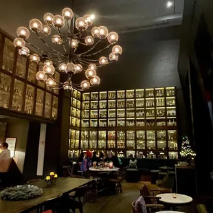 people sitting at tables