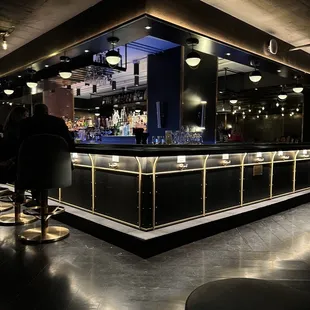 the bar