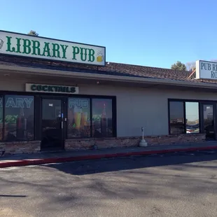 Outside is very unassuming, but at least there's parking available.