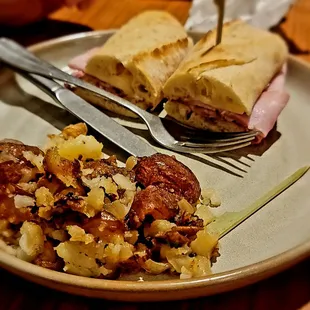 a plate of food