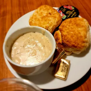 Side version of Biscuits &amp; Gravy