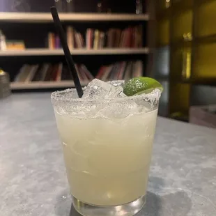 Salt rimmed Margarita