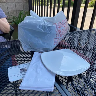 Leftover Salad to go