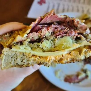 Classic Ruben  Junior&apos;s NY Deli is located in Libretto&apos;s.