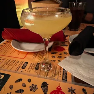 A pear drink  it was delicious
