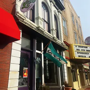the front of the store