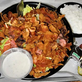 a plate of food