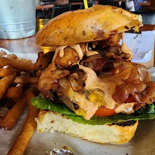 Pull tab popper burger