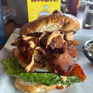 Pull tab Burger