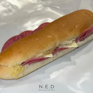 Villa Nova Sub (no lettuce or tomatoes)