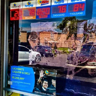 a reflection in a window