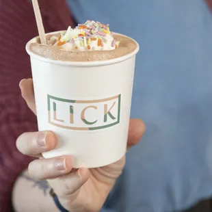 Hot cocoa float - photo by Michael Durr