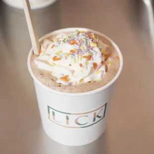 Hot cocoa float - photo by Michael Durr