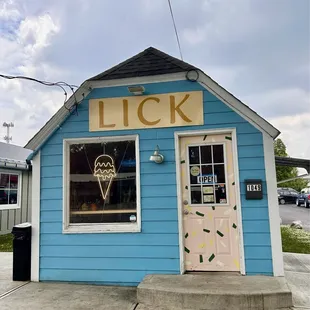 Best handmade ice cream in Indianapolis! On the corner of E. 54th St. and the Monon. Visit there and you won&apos;t regret it!  Thanks, Lick!