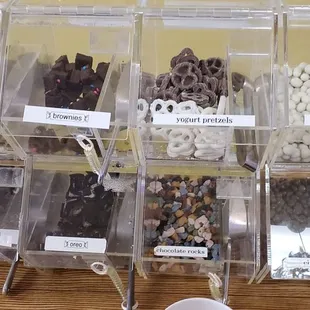 a variety of chocolates
