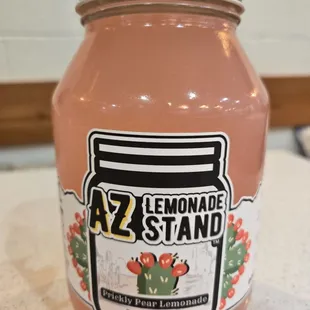 Prickly Pear Lemonade $7 for a 32 oz. jar