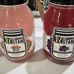 Prickly Pear and Huckleberry Lemonade