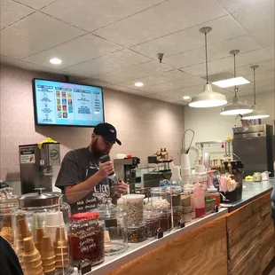The counter