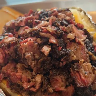 Baked Potato with Brisket
