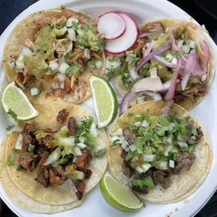 Assortment of Tacos