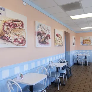 the interior of a restaurant