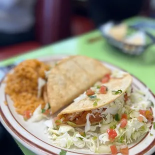 Shrimp hard shell tacos