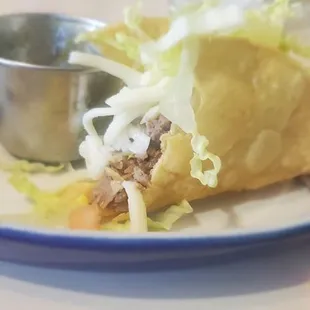 Carne Asada Crunchy Taco